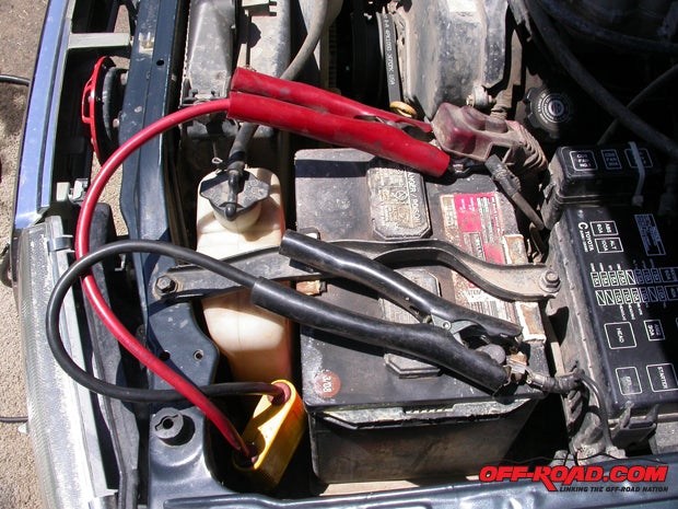 A surge isolator is a great idea while youre welding. Insist on one to protect your vehicles sensitive electronics.