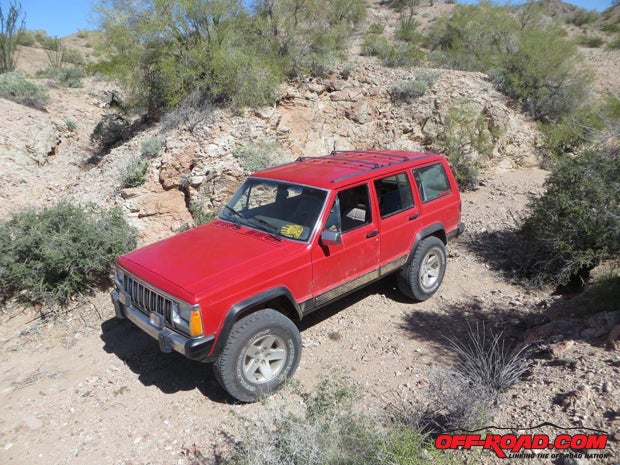 Once the fuel injectors were replaced, trail running in the XJ was fun againand odor free.