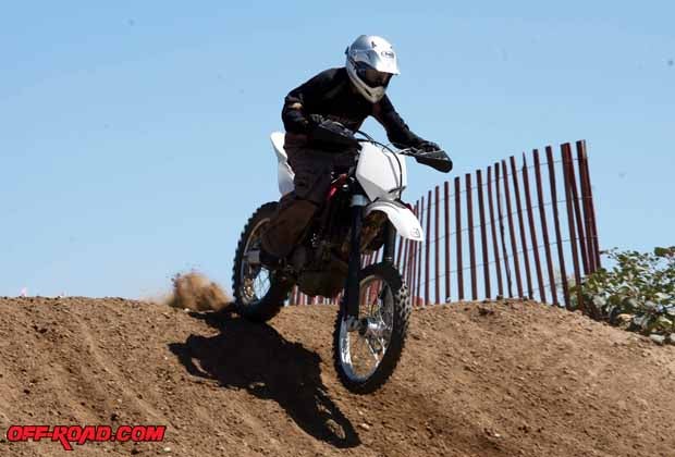 The new TXC310 is also very capable on the motocross track. 