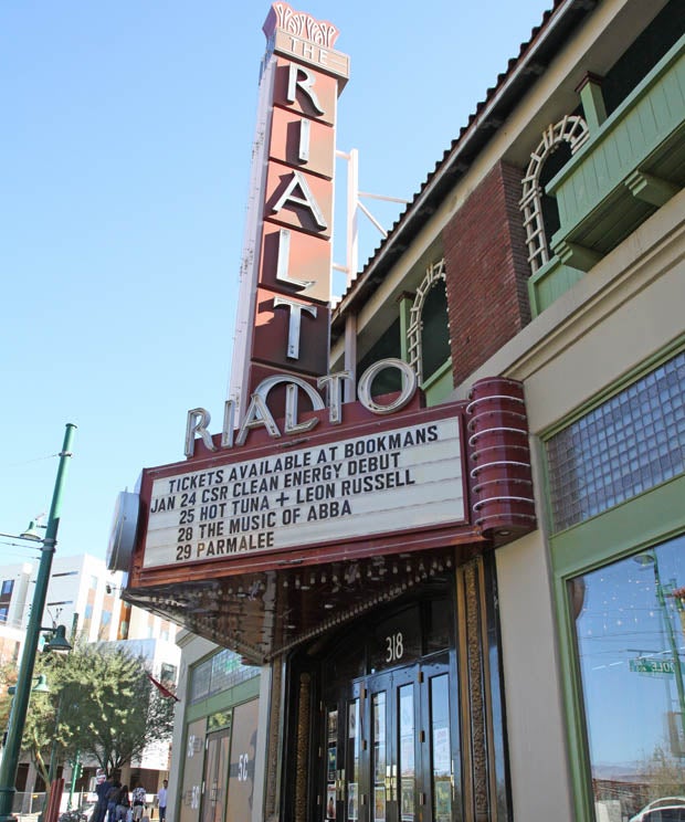 We caught a concert at the Rialto Theater in Tucson the night before we hit the trail. The Rialto is a longtime Tucson fixture built in 1920. Alternative rock/post-hardcore band AFI brought the house down.