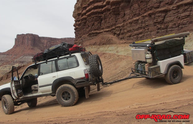 The Road Shower adds versatility to 4x4 trailers.