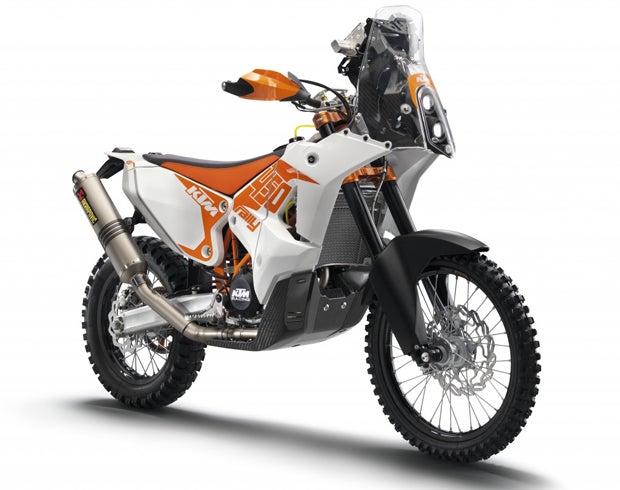 KTM will offers a 450 Rally replica based on its Dakar-winning bike. 