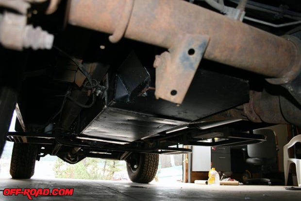 Colorado Campervan was able to install the larger Transferflow fuel tank on the van.