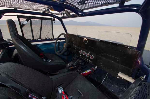 The interior of Halls Bronco is still vintage but with a few handful of modern upgrades.