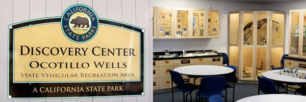 New Discovery Center at Ocotillo Wells SVRA.
