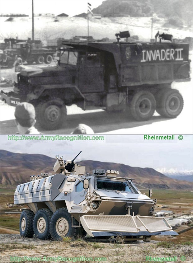 American and foreign militaries have long answered the low-information and foreign invader question with wheeled transport. The simplicity of the armored deuce-and-a-half gun truck (as applied to North Korean forces) bears a remarkable suitability for modern urban extraction.