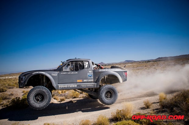Andy McMillin earned the Trick Truck victory at this year's Vegas to Reno.