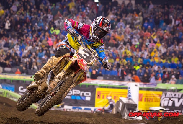 Eli Tomac put forth a great race on Saturday night in New Jersey to finish in second place behind Ryan Villopoto. 