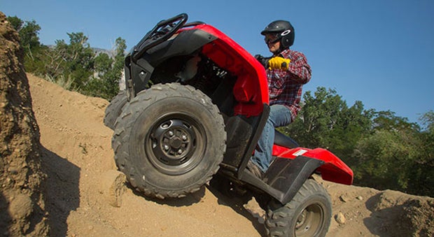 The 2014 Honda FourTrax Foreman gets a new electronic front differential lock.