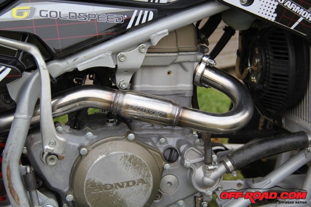 The FMF exhaust was one of the easiest, cleanest installs weve ever done.