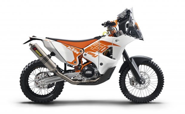 KTM designed the 450 from the ground up around a 450cc fuel-injected, SOHC engine.